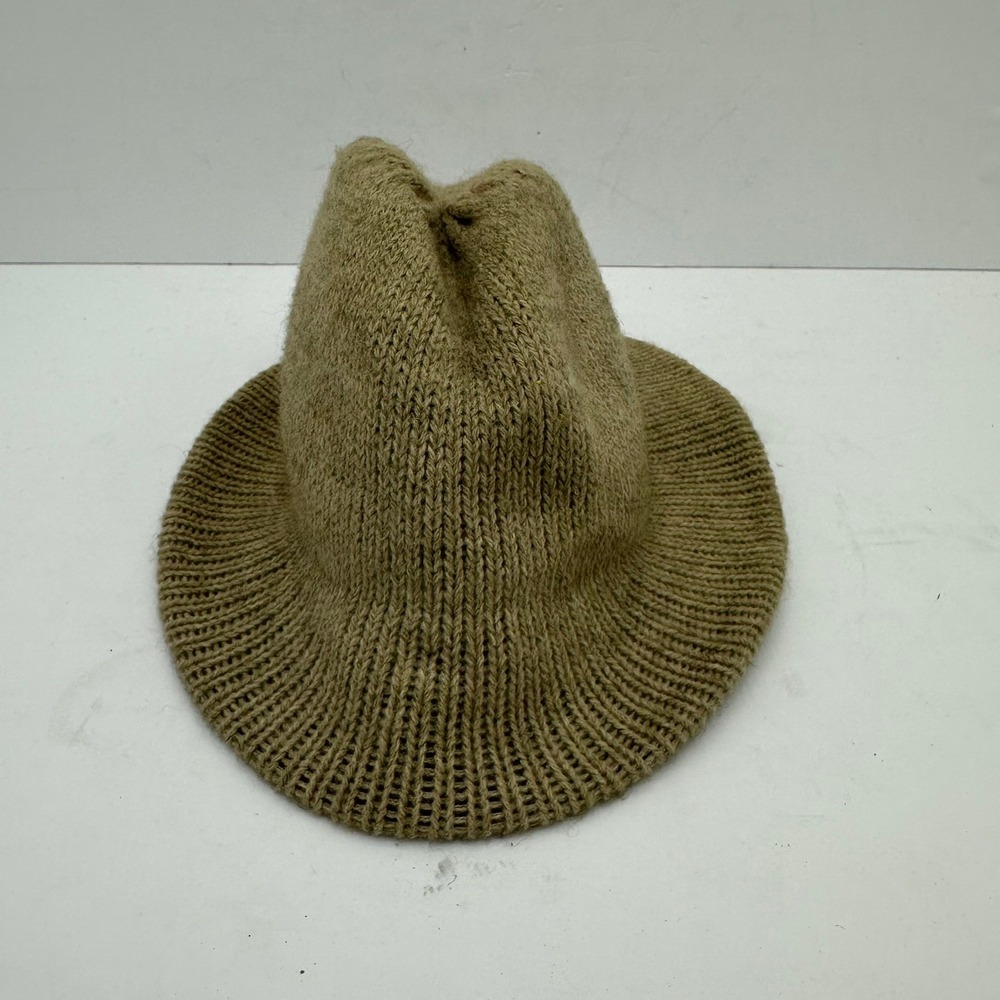 Vintage Lloyd Brown Wool Blend Bucket Hat Cloche Style Outdoors Streetwear FLAW